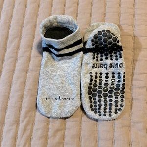 Pure Barre sock size small, good condition